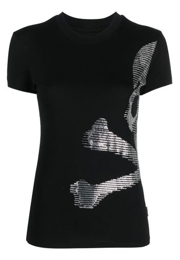 Philipp Plein T-shirt Sexy Pure con strass - Nero