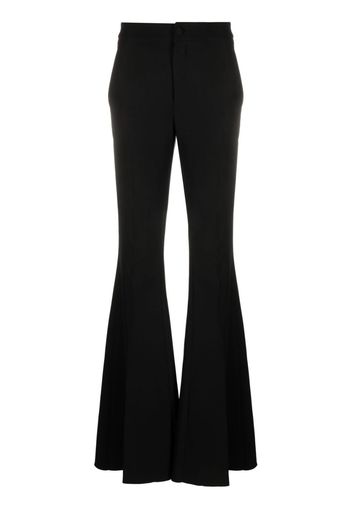 Philipp Plein Cady high-waisted flared trousers - Nero