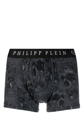 Philipp Plein Boxer con stampa paisley - Nero