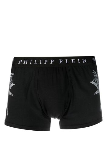 Philipp Plein Boxer con banda logo - Nero