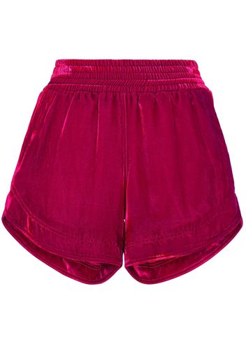 Philipp Plein Shorts con vita elasticizzata - Rosa