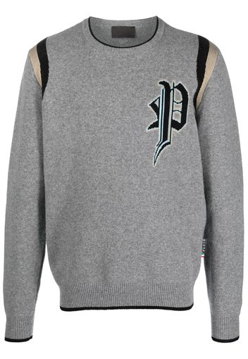 Philipp Plein Felpa con logo - Grigio