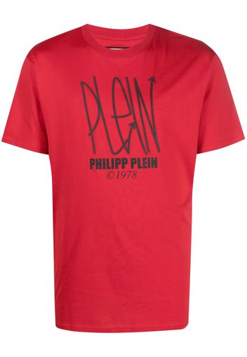 Philipp Plein Skull short-sleeved T-shirt - Rosso
