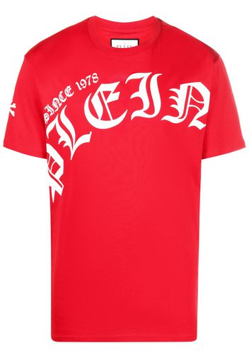 Philipp Plein graphic-print short-sleeved T-shirt - Rosso