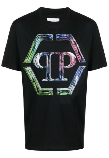 Philipp Plein T-shirt girocollo SS PP Glass - Nero