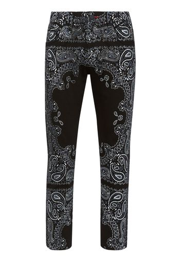 Philipp Plein Jeans skinny con applicazione logo - Nero