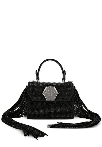 Philipp Plein Borsa tote Superhero con decorazione - Nero