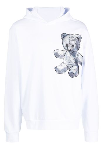 Philipp Plein Paisley Teddy Bear hoodie - Bianco