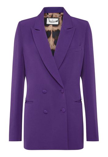 Philipp Plein Blazer doppiopetto Cady - Viola