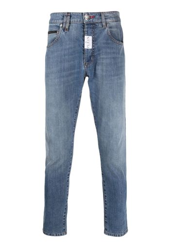 Philipp Plein Jeans skinny a vita bassa - Blu