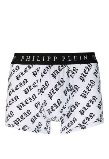 Philipp Plein Boxer con logo - Bianco