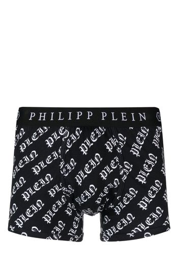 Philipp Plein logo-print boxer briefs - Nero