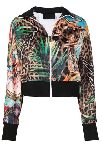 Philipp Plein Baroque Flowers-print jacket - Multicolore