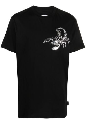 Philipp Plein T-shirt SS Scorpion girocollo - Nero