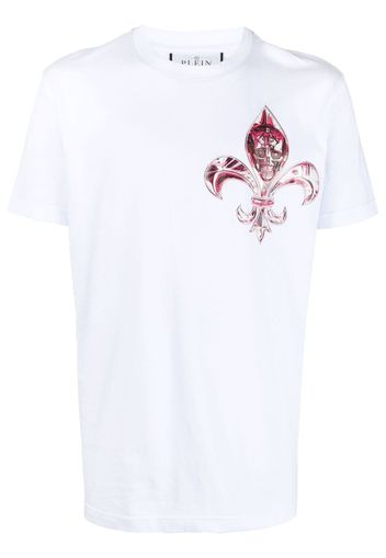 Philipp Plein T-shirt SS Chrome girocollo - Bianco