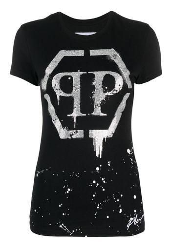 Philipp Plein T-shirt con decorazione - Nero