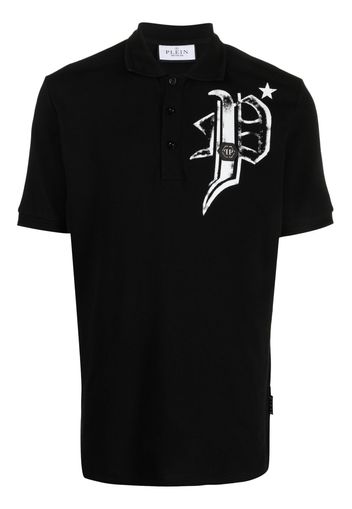 Philipp Plein Polo Skull & Bones - Nero