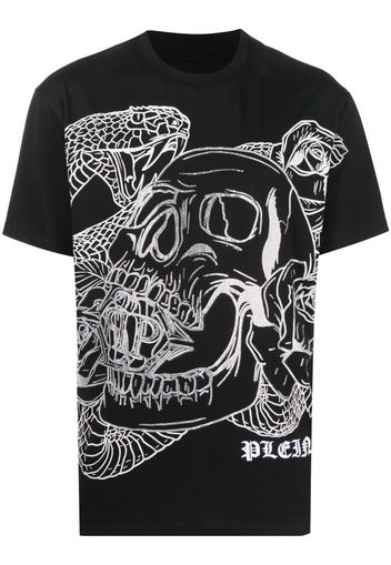 Philipp Plein T-shirt con stampa - Nero