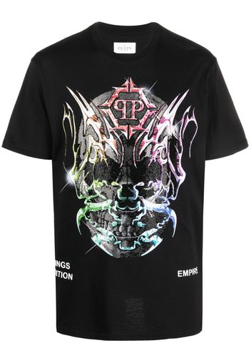 Philipp Plein T-shirt SS Chrome girocollo - Nero