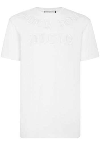 Philipp Plein T-shirt con logo goffrato - Bianco