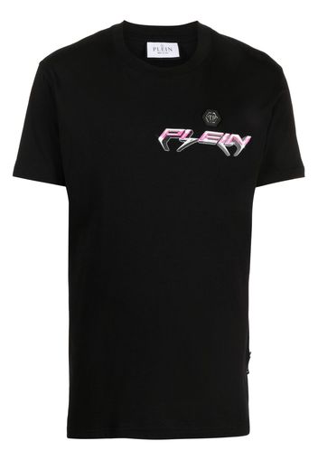 Philipp Plein T-shirt SS Chrome girocollo - Nero