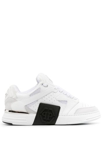 Philipp Plein Super Street leather sneakers - Bianco