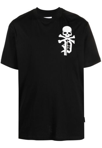 Philipp Plein T-shirt Skull & Bones girocollo - Nero