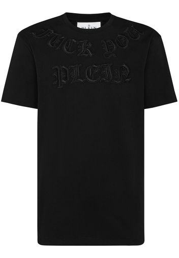 Philipp Plein T-shirt con applicazione - Nero