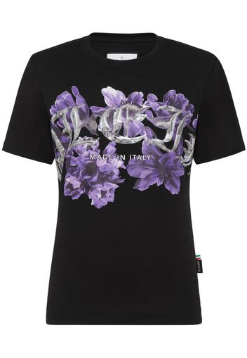 Philipp Plein logo-print cotton T-shirt - Nero