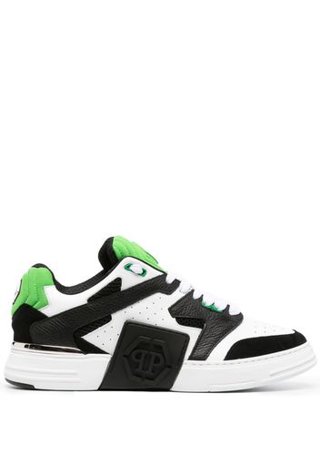 Philipp Plein Super Street leather sneakers - Bianco