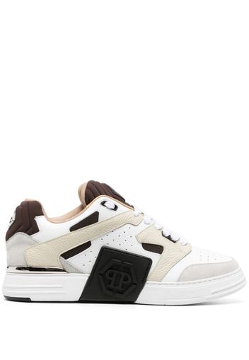 Philipp Plein Super Street leather sneakers - Bianco