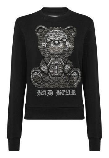 Philipp Plein Teddy Bear-print sweatshirt - Nero