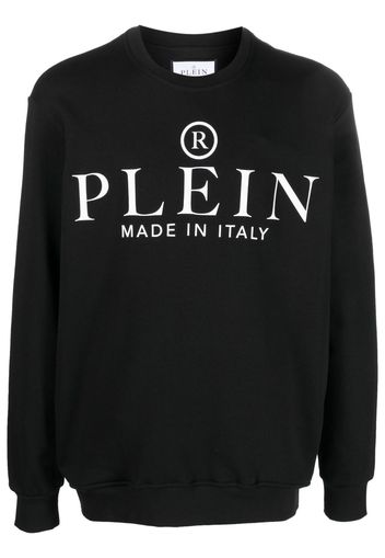 Philipp Plein Felpa con stampa - Nero