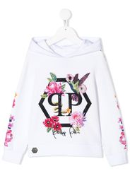 crystal flowers hoodie