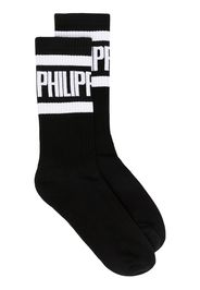 Philipp Plein Calzini con stampa - Nero