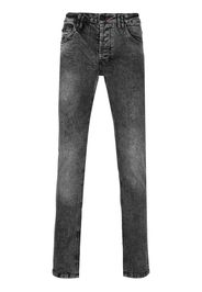 Philipp Plein Jeans dritti Istitutional Super - Grigio