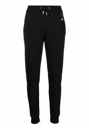 Philipp Plein Pantaloni con ricamo - Nero