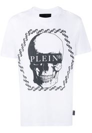 Philipp Plein T-shirt a girocollo - Bianco