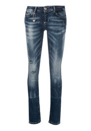 Philipp Plein Jeans slim Pins Iconic - Blu