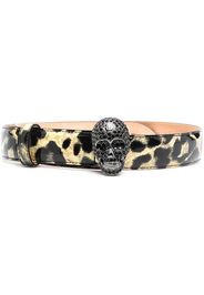 Philipp Plein leopard-print belt - Toni neutri