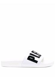 Philipp Plein logo-print slides - Bianco