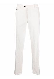 Philipp Plein Pantaloni con ricamo - Bianco