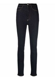 Philipp Plein Iconic high-waist skinny jeans - Blu