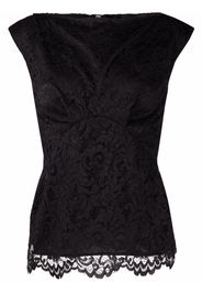 Philipp Plein Blusa smanicata - Nero