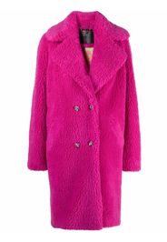 Philipp Plein Cappotto lungo doppiopetto - Rosa