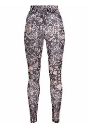 Philipp Plein Leggings New Barocco con stampa - Toni neutri