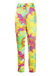 Philipp Plein Pantaloni con stampa New Baroque - Giallo