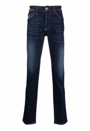 Philipp Plein Jeans dritti - Blu