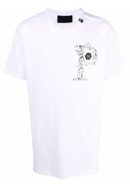 Philipp Plein T-shirt con stampa grafica - Bianco