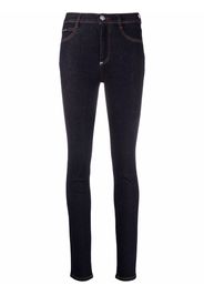 Philipp Plein Jeans skinny a vita alta - Blu